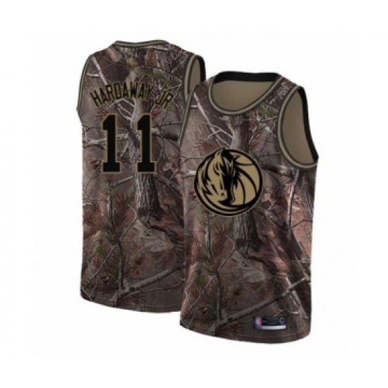 Men's Dallas Mavericks 11 Tim Hardaway Jr. Swingman Camo Realtree Collection Basketball Jersey