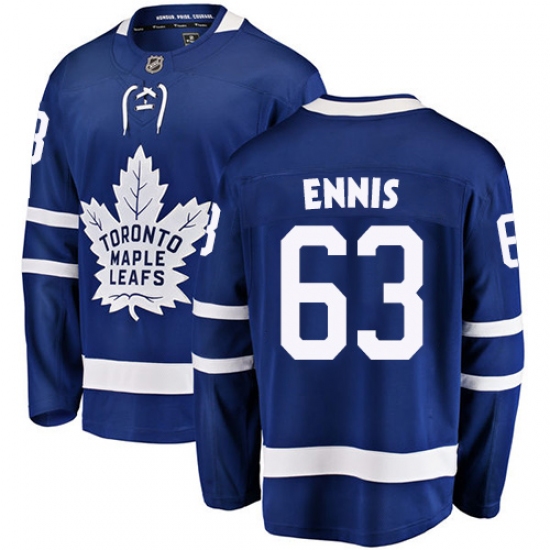 Youth Toronto Maple Leafs 63 Tyler Ennis Authentic Royal Blue Home Fanatics Branded Breakaway NHL Jersey