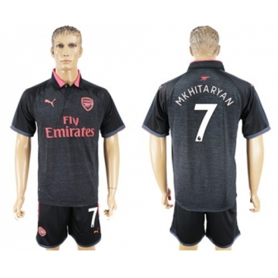 Arsenal 7 Mkhitaryan Sec Away Soccer Club Jersey