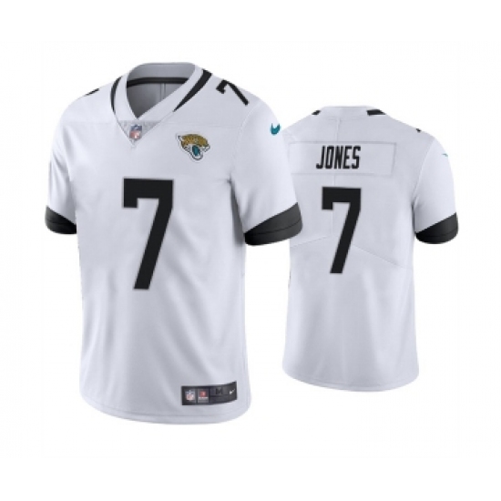 Men's Jacksonville Jaguars 7 Zay Jones White Vapor Untouchable Limited Stitched Jersey