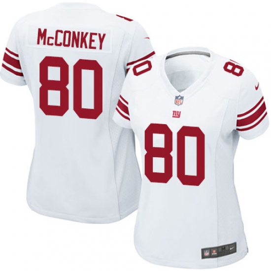 Women's Nike New York Giants 80 Phil McConkey Game White NFL Jersey