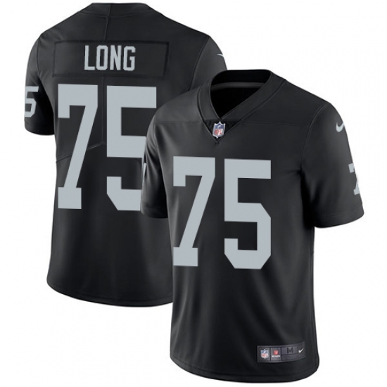 Youth Nike Oakland Raiders 75 Howie Long Elite Black Team Color NFL Jersey