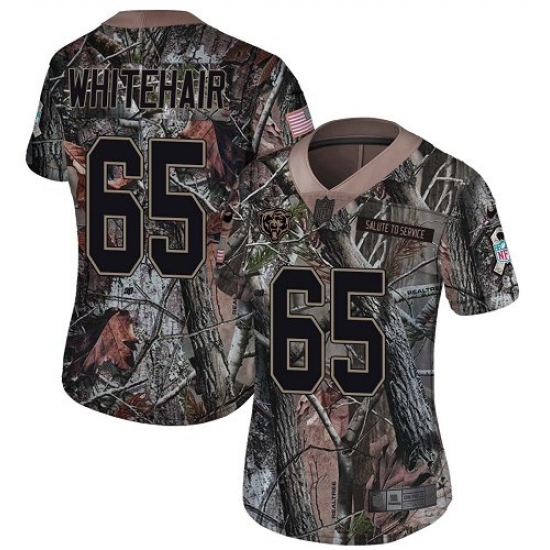 Women's Nike Chicago Bears 65 Cody Whitehair Limited Camo Rush Realtree NFL Jersey