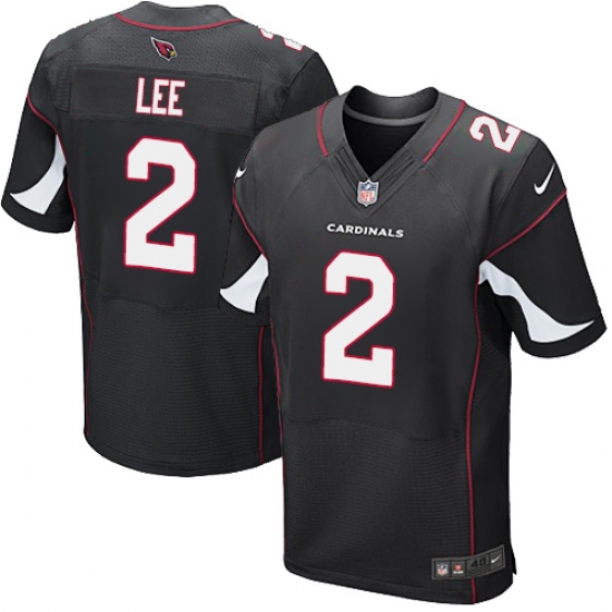 Men's Nike Arizona Cardinals 2 Andy Lee Elite Black Alternate NFL Jersey