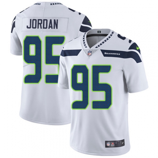 Youth Nike Seattle Seahawks 95 Dion Jordan Elite White NFL Jersey