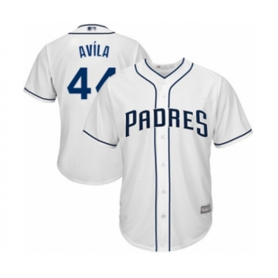 Youth San Diego Padres 44 Pedro Avila Authentic White Home Cool Base Baseball Player Jersey