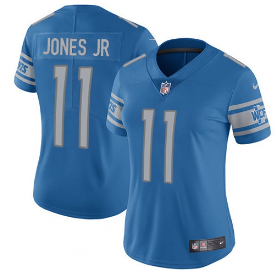 Women's Nike Detroit Lions 11 Marvin Jones Jr Limited Light Blue Team Color Vapor Untouchable NFL Jersey