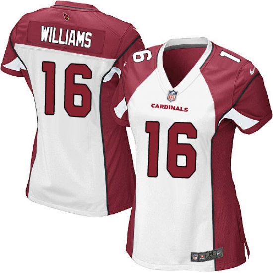 Women's Nike Arizona Cardinals 16 Chad Williams Game White NFL Jersey