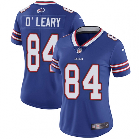 Women's Nike Buffalo Bills 84 Nick O'Leary Royal Blue Team Color Vapor Untouchable Limited Player NFL Jersey