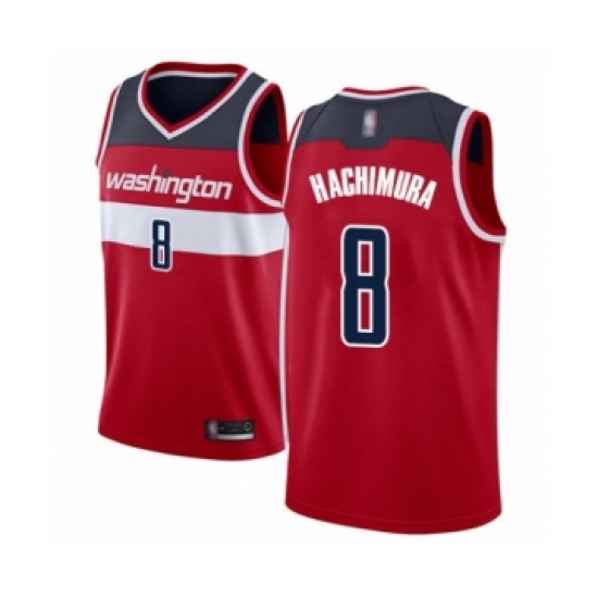 Youth Washington Wizards 8 Rui Hachimura Swingman Red Basketball Jersey - Icon Edition