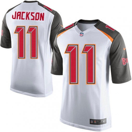 Men's Nike Tampa Bay Buccaneers 11 DeSean Jackson Game White NFL Jersey