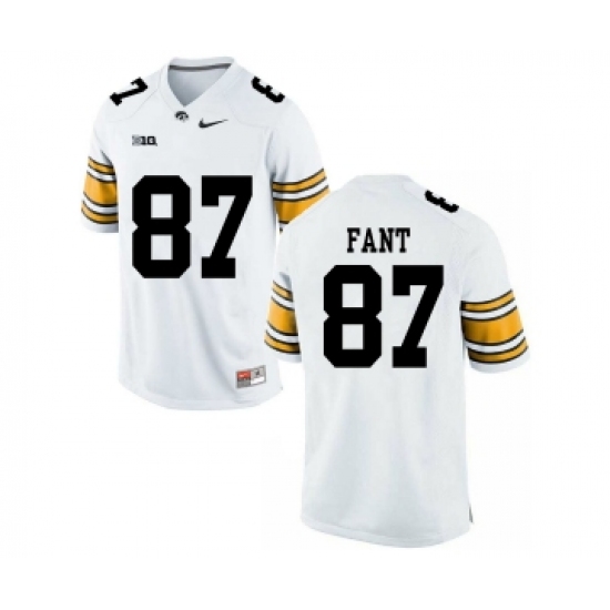 Iowa Hawkeyes 87 Noah Fant White College Football Jersey