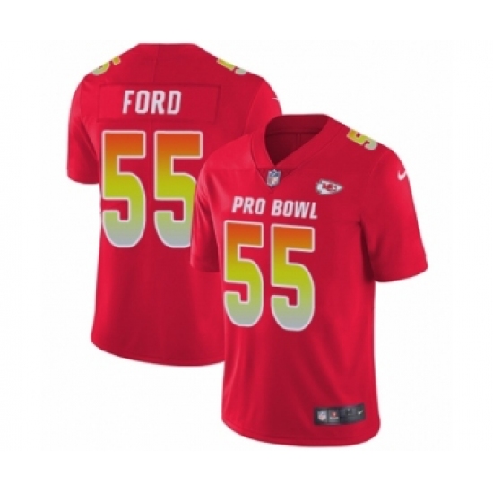 Men's Nike Kansas City Chiefs 55 Dee Ford Limited Red AFC 2019 Pro Bowl NFL Jersey