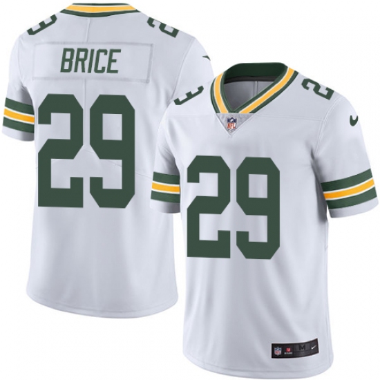 Youth Nike Green Bay Packers 29 Kentrell Brice White Vapor Untouchable Elite Player NFL Jersey