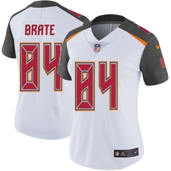 Women's Nike Tampa Bay Buccaneers 84 Cameron Brate White Vapor Untouchable Limited Player NFL Jersey