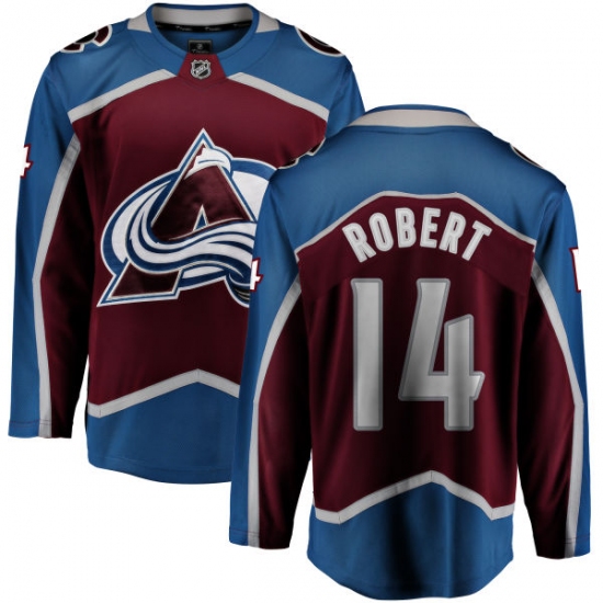 Men's Colorado Avalanche 14 Rene Robert Fanatics Branded Maroon Home Breakaway NHL Jersey