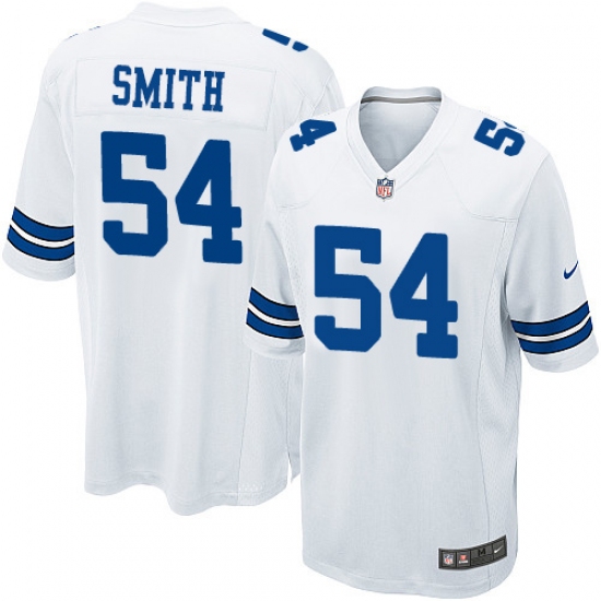 Men's Nike Dallas Cowboys 54 Jaylon Smith Game White NFL Jersey