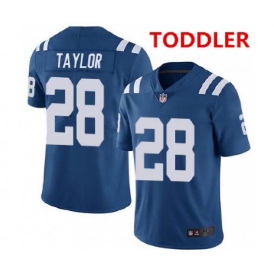 Toddler indianapolis colts 28 jonathan taylor blue stitched nike jersey