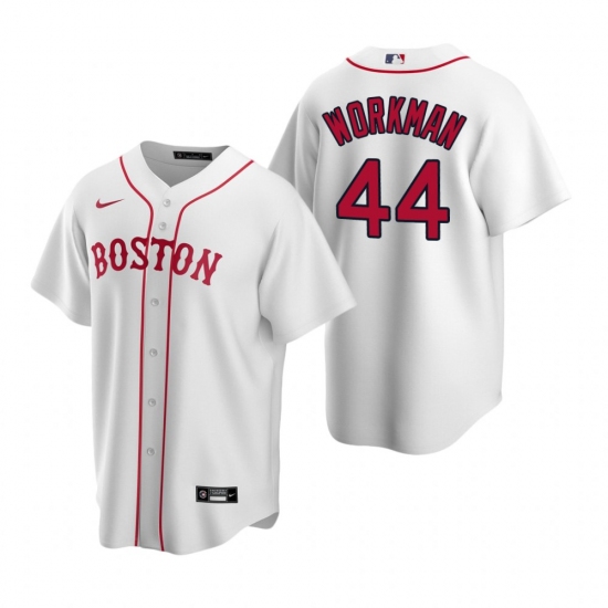 Men's Nike Boston Red Sox 44 Brandon Workman White Alternate Stitched Baseball Jersey