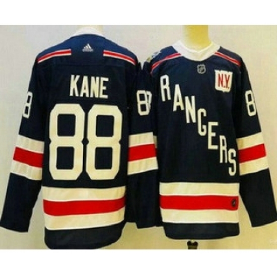 Men's New York Rangers 88 Patrick Kane Navy 2018 Winter Classic Authentic Jersey