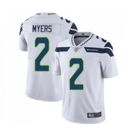 Youth Seattle Seahawks 2 Jason Myers White Vapor Untouchable Limited Player Football Jersey