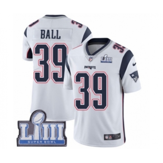 Men's Nike New England Patriots 45 Donald Trump Navy Blue Team Color Vapor Untouchable Limited Player Super Bowl LIII Bound NFL Jersey