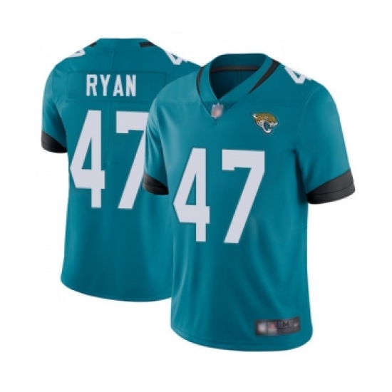 Youth Jacksonville Jaguars 47 Jake Ryan Teal Green Alternate Vapor Untouchable Limited Player Football Jersey