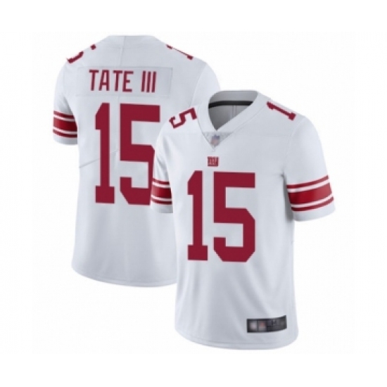 Youth New York Giants 15 Golden Tate III White Vapor Untouchable Limited Player Football Jersey