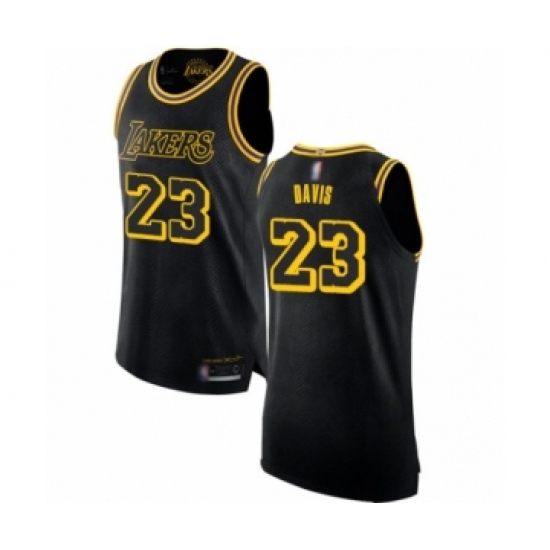 Women's Los Angeles Lakers 23 Anthony Davis Swingman Black Basketball Jersey - City Edition