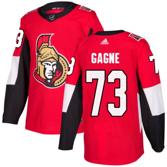 Youth Adidas Ottawa Senators 73 Gabriel Gagne Premier Red Home NHL Jersey