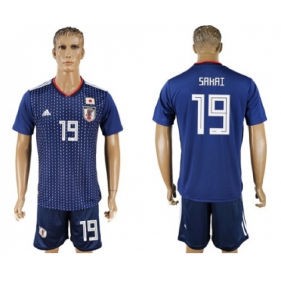 Japan 19 Sakai Home Soccer Country Jersey