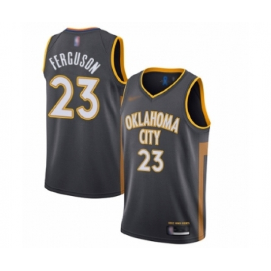 Youth Oklahoma City Thunder 23 Terrance Ferguson Swingman Charcoal Basketball Jersey - 2019 20 City Edition