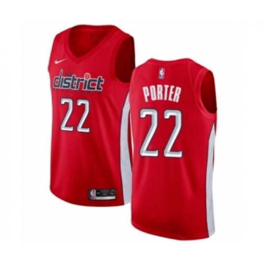 Youth Nike Washington Wizards 22 Otto Porter Red Swingman Jersey - Earned Edition