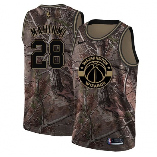 Men's Nike Washington Wizards 28 Ian Mahinmi Swingman Camo Realtree Collection NBA Jersey
