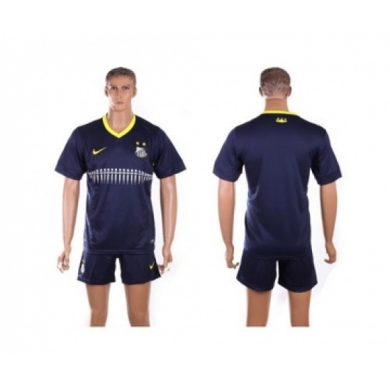 Santos Blank Blue Away Soccer Club Jersey