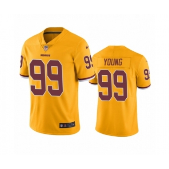 Washington Redskins 99 Chase Young Color Rush Limited Gold Jersey