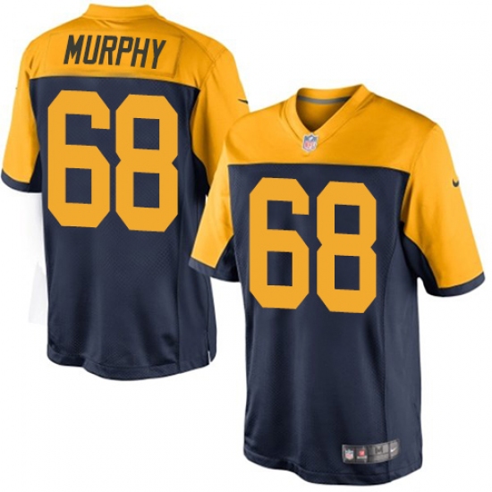 Youth Nike Green Bay Packers 68 Kyle Murphy Limited Navy Blue Alternate NFL Jersey