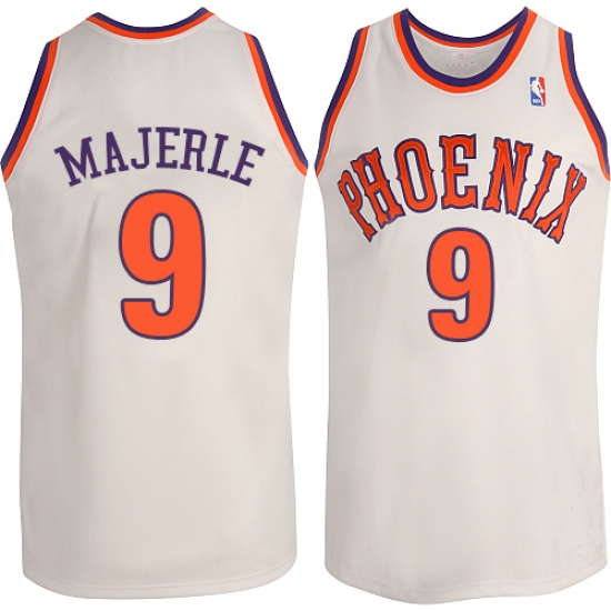 Men's Adidas Phoenix Suns 9 Dan Majerle Swingman White New Throwback NBA Jersey