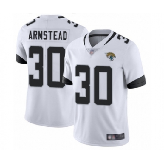 Men's Jacksonville Jaguars 30 Ryquell Armstead White Vapor Untouchable Limited Player Football Jersey