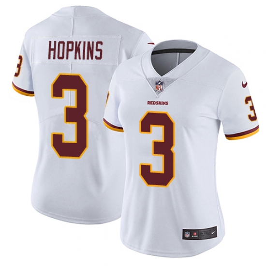 Women's Nike Washington Redskins 3 Dustin Hopkins Game Burgundy Red Team Color NFL Jersey