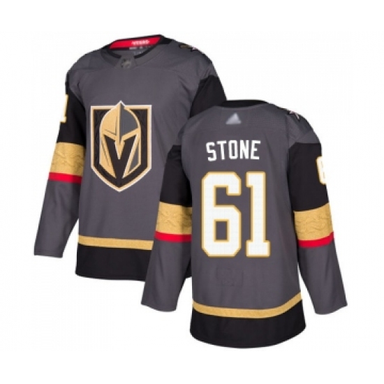 Youth Vegas Golden Knights 61 Mark Stone Authentic Gray Home Hockey Jersey