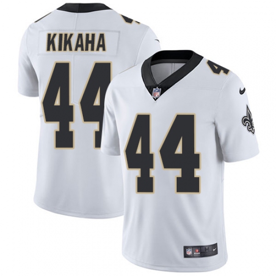 Youth Nike New Orleans Saints 44 Hau'oli Kikaha White Vapor Untouchable Limited Player NFL Jersey