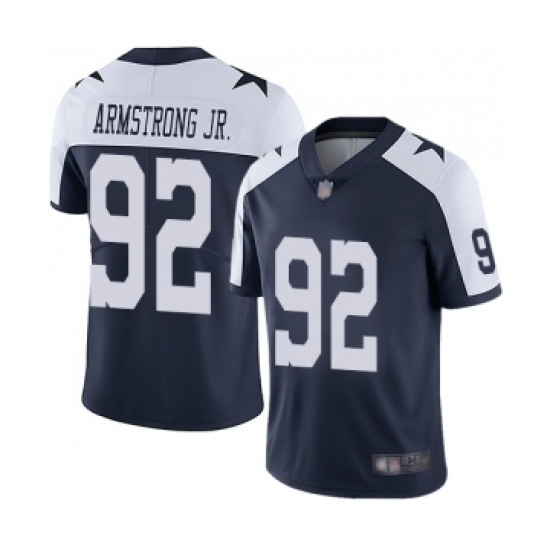 Men's Dallas Cowboys 92 Dorance Armstrong Jr. Navy Blue Throwback Alternate Vapor Untouchable Limited Player Football Jersey