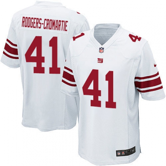 Men's Nike New York Giants 41 Dominique Rodgers-Cromartie Game White NFL Jersey