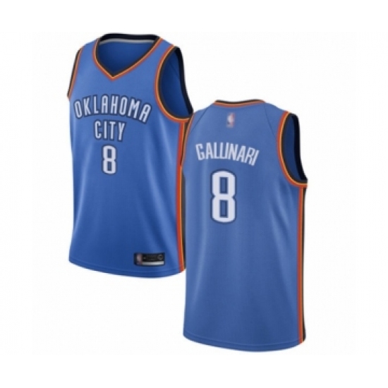 Youth Oklahoma City Thunder 8 Danilo Gallinari Swingman Royal Blue Basketball Jersey - Icon Edition