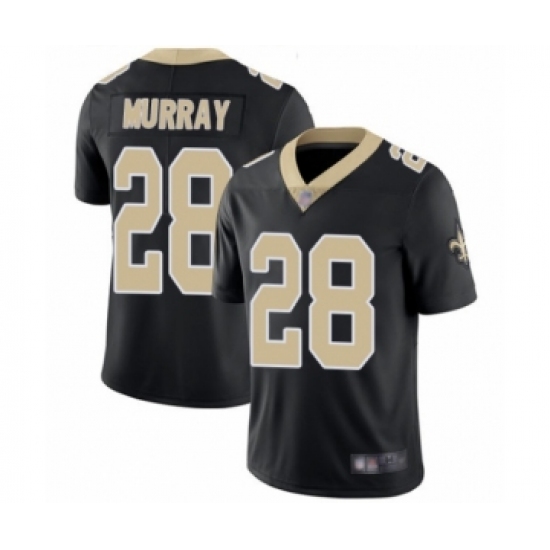 Men's New Orleans Saints 28 Latavius Murray Black Team Color Vapor Untouchable Limited Player Football Jersey