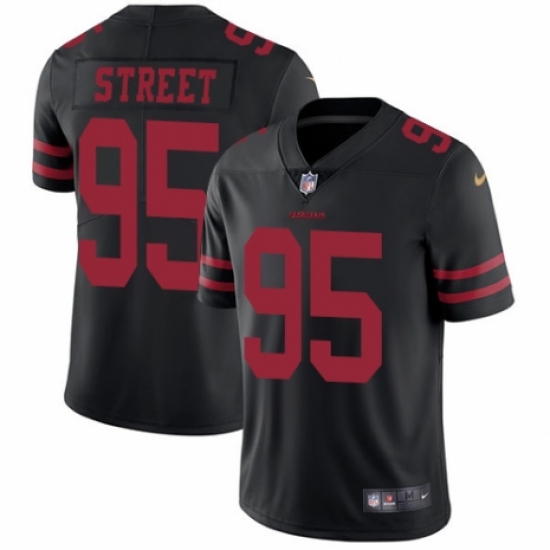 Youth Nike San Francisco 49ers 95 Kentavius Street Black Vapor Untouchable Limited Player NFL Jersey