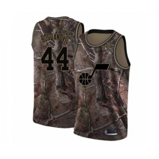 Men's Utah Jazz 44 Bojan Bogdanovic Swingman Camo Realtree Collection Basketball Jersey