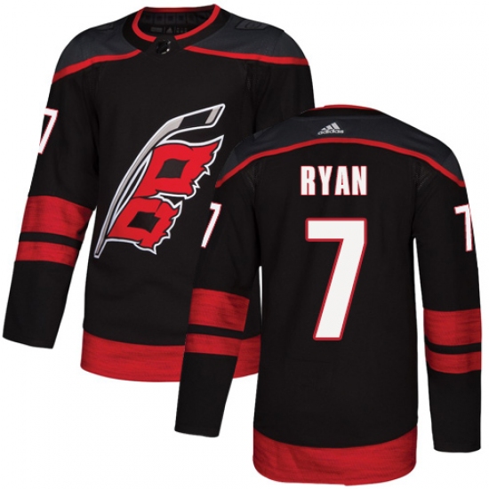 Youth Adidas Carolina Hurricanes 7 Derek Ryan Premier Black Alternate NHL Jersey