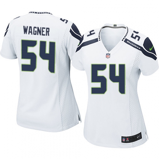 Women's Nike Seattle Seahawks 54 Bobby Wagner Game White NFL Jersey